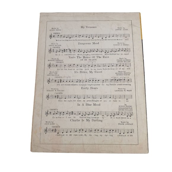 Jersey Bounce 1941 Vintage Sheet Music Piano Voice Guitar Easy Listening - Picture 4 of 4